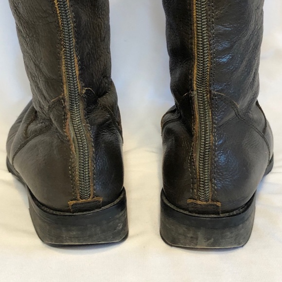 Miz Mooz Green Leather Boots - Picture 8 of 15